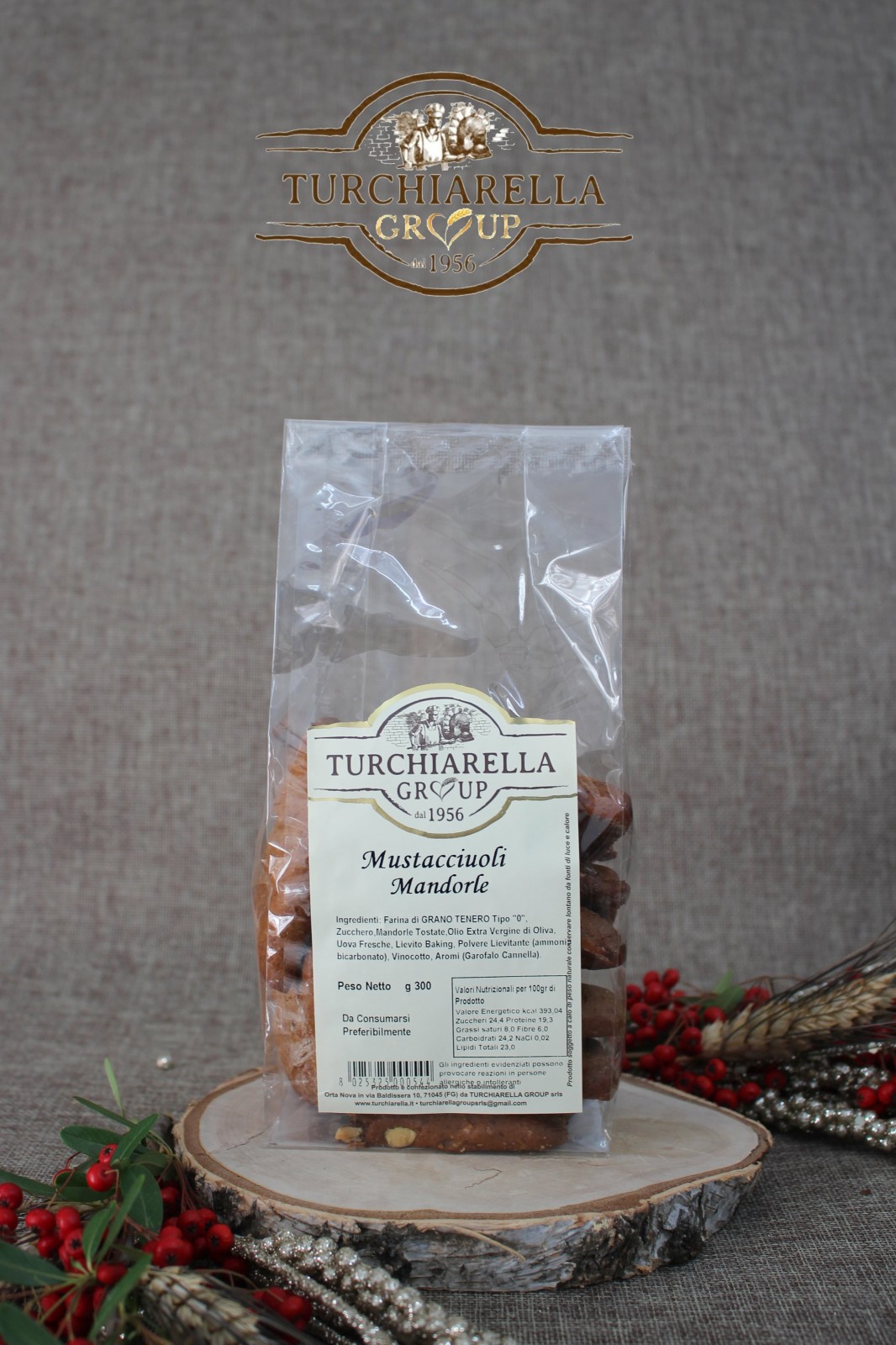 Mustacciuoli Vinocotto and Almonds