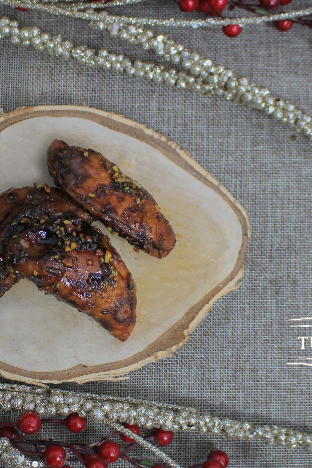 Calzoncelli mit Traubensenf