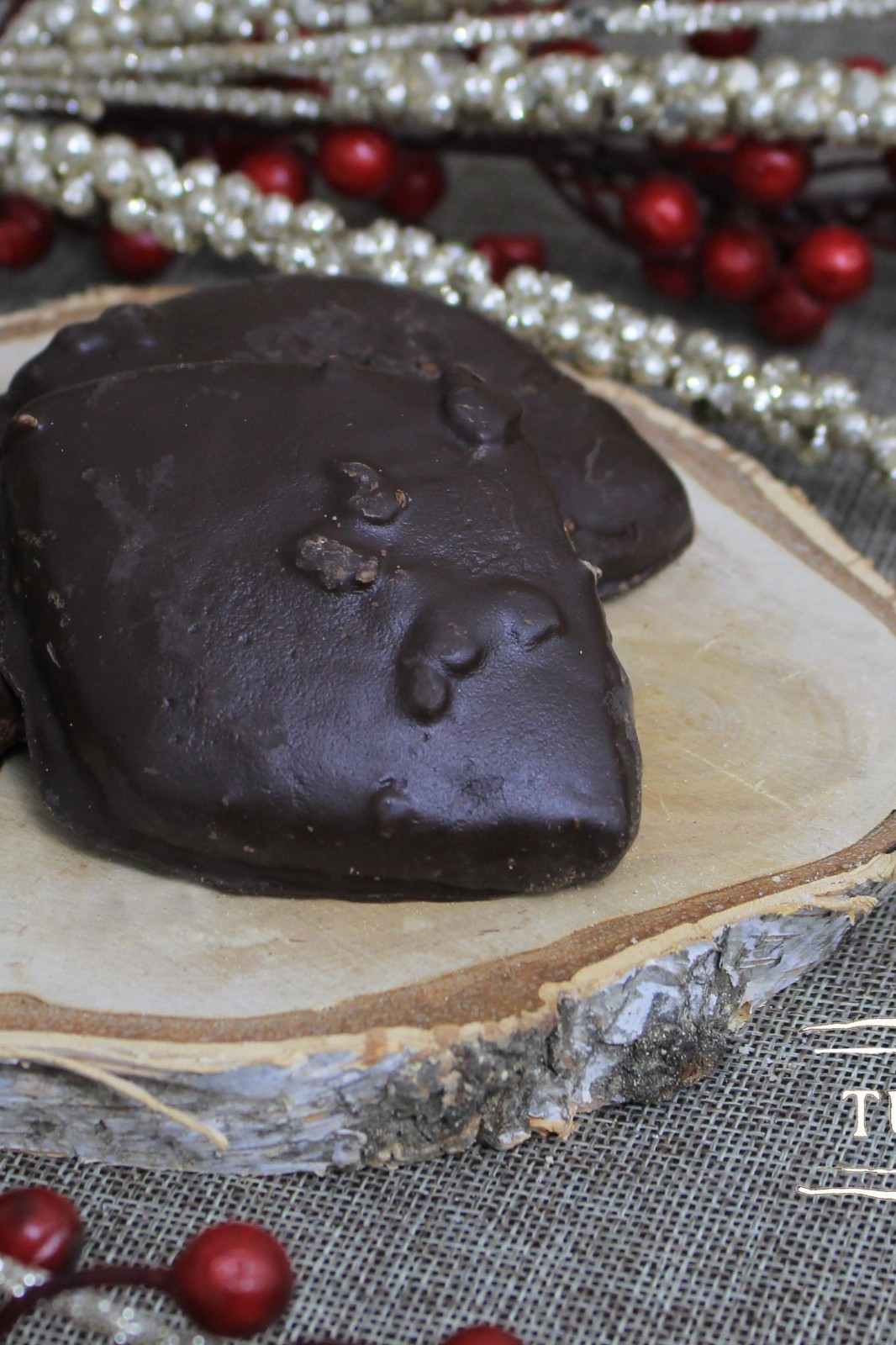 Mustaccioli ricoperti al cioccolato