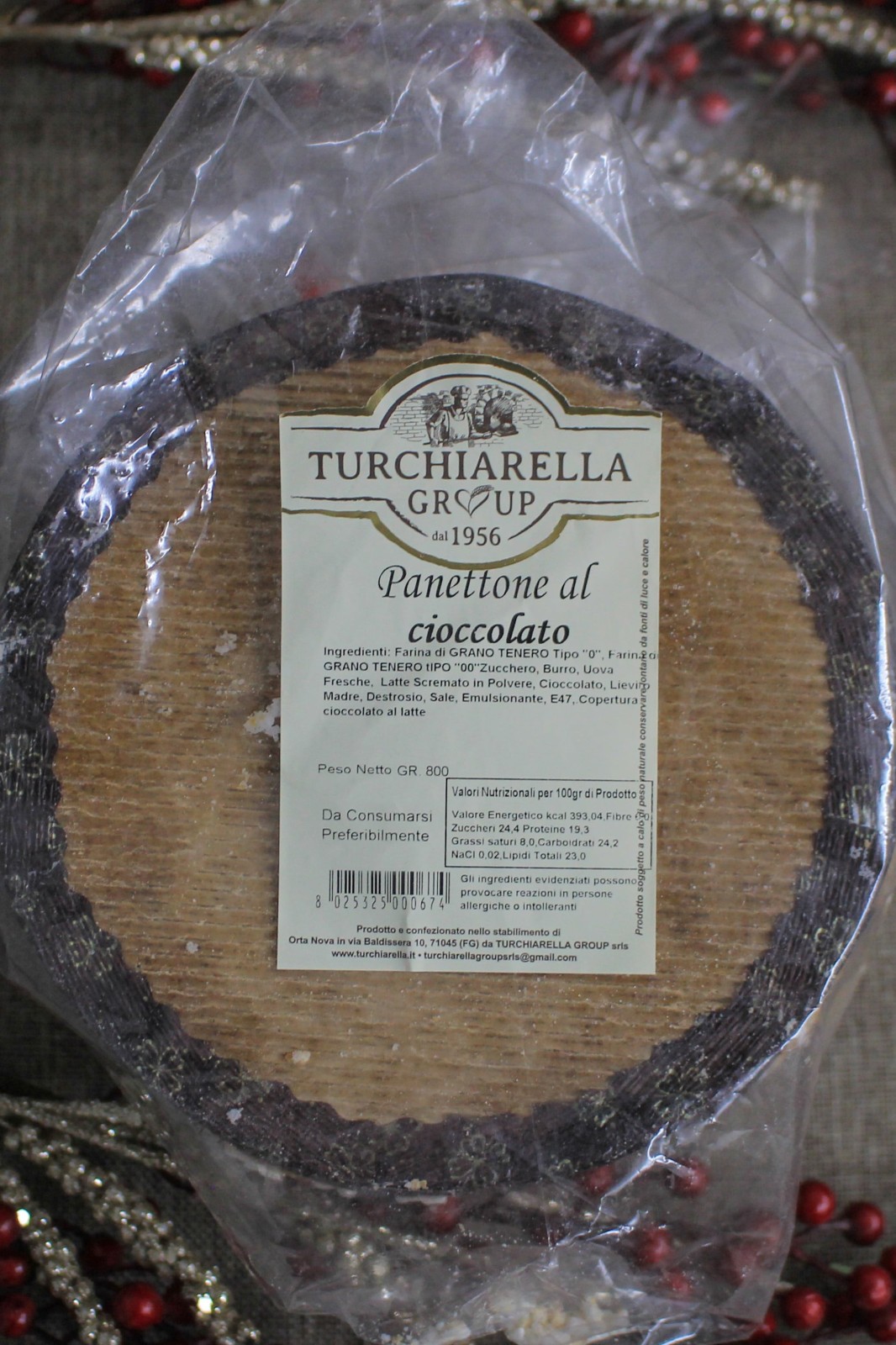 Panettone mit Schokolade